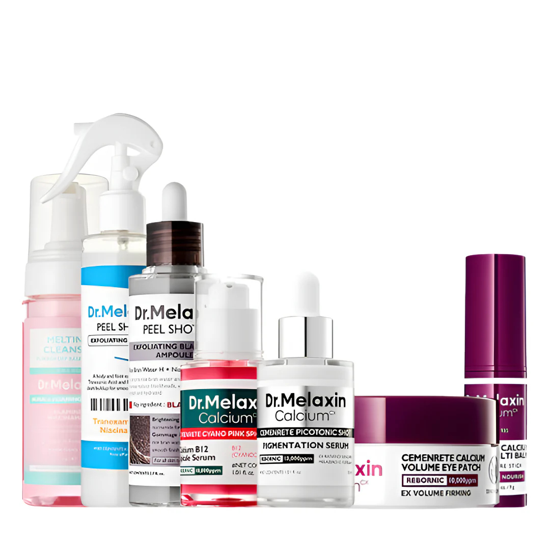 Dr. Melaxin 7-Setp Radiance Routine Set.